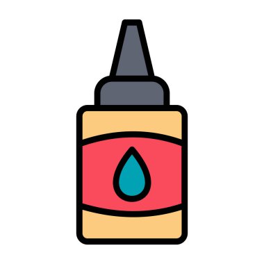 Yapıştırıcı ağ simgesi, vektör illüstrasyonu 