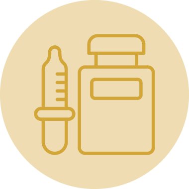 Şişe. Web simgesi basit illüstrasyon