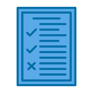 Tıbbi geçmiş web simgesi, vektör illüstrasyonu