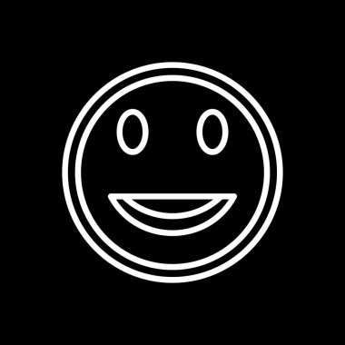 Moda tarzı ve vektör illüstrasyonunda emoji simgesi