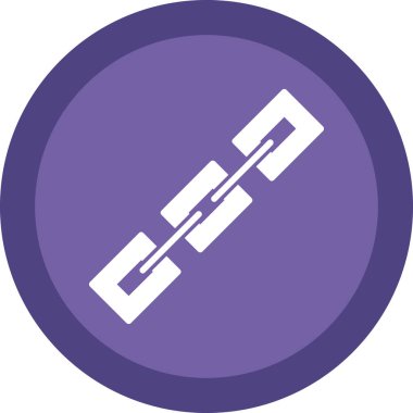 Tek bir simgenin vektör illüstrasyonu