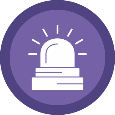 Beyaz arka plan üzerinde izole alarm simgesini 