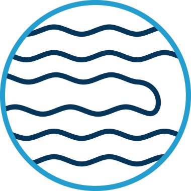 gezegen simgesi, vektör illüstrasyonu basit tasarım