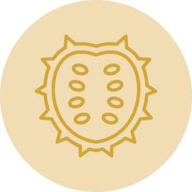 Virüs ikonu vektör illüstrasyonu