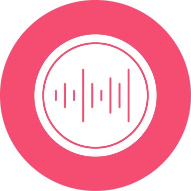 Müzik simgesi vektör illüstrasyonu