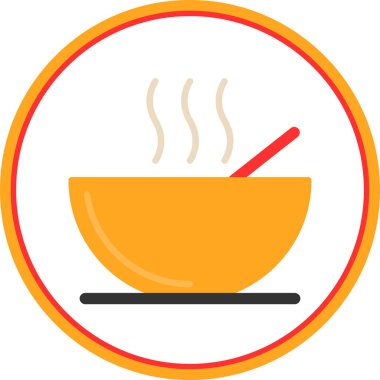 yiyecek web simgesi vektörü.