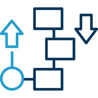 Veri analizi. Web simgesi basit illüstrasyon
