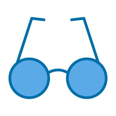 gözlük simgesi, vektör illüstrasyonu 