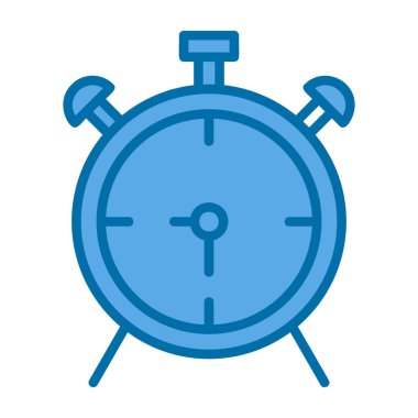 çalar saat simge vektör çizim