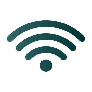 wifi simgesi, vektör illüstrasyonu basit tasarım