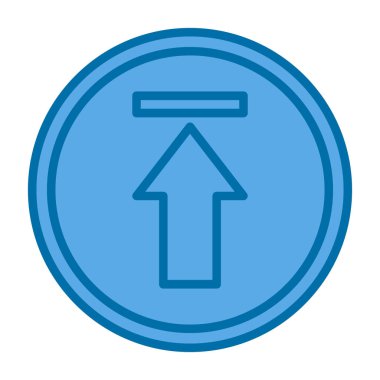 gönderme satırı simgesi, vektör illüstrasyonu