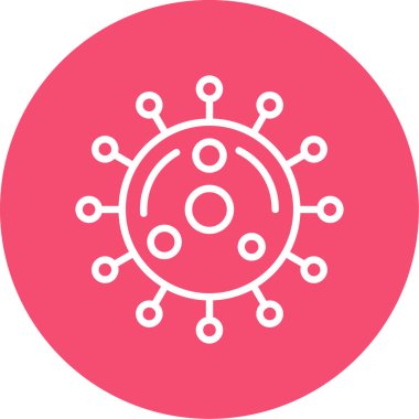 Virüs ikonu vektör illüstrasyonu