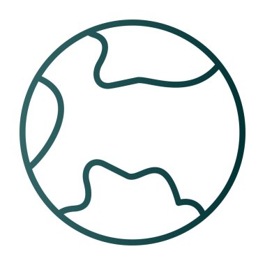 Dünya küresi dünya çizgisi biçim vektör illüstrasyon tasarımı