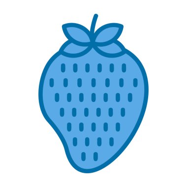 Çilek simgesi, vektör çizimi 