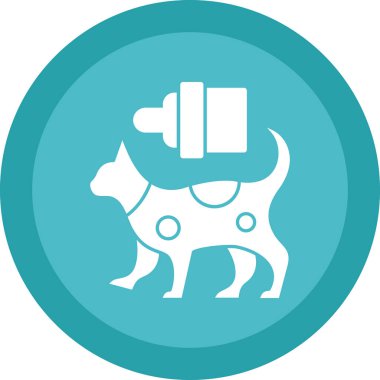 inek simgesi vektör illüstrasyonu