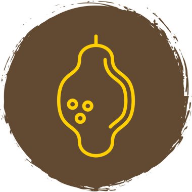 limon meyve vektörü basit simge