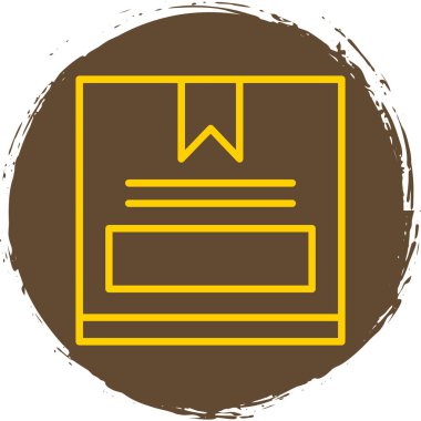 kutu simgesi, vektör illüstrasyonu basit tasarım