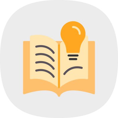 Kitap. Web simgesi basit illüstrasyon