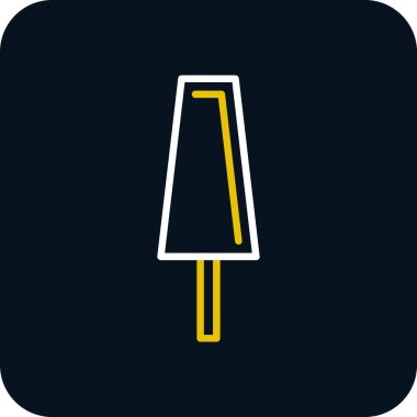 dondurma ikonu vektör illüstrasyonu