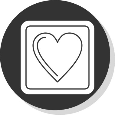  kalp simgesi, vektör illüstrasyonu, tasarım ögesi