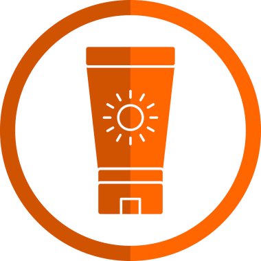 saun krem ikonu vektör illüstrasyonu