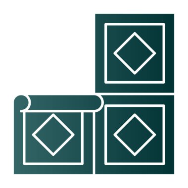 Ahşap bir kutunun vektör çizimi