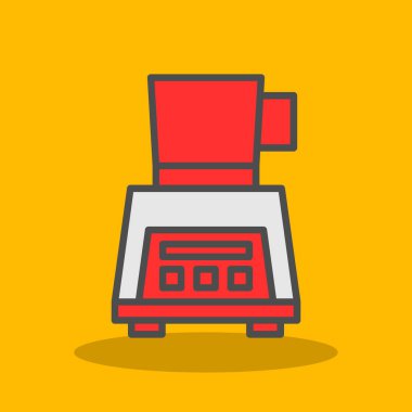 blender. Web simgesi basit illüstrasyon