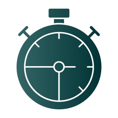 Kronometre simgesi web basit illüstrasyon