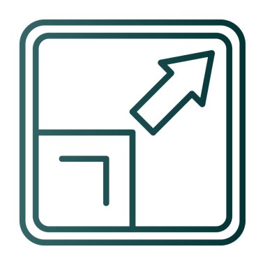 ok simgesi vektör illüstrasyonu