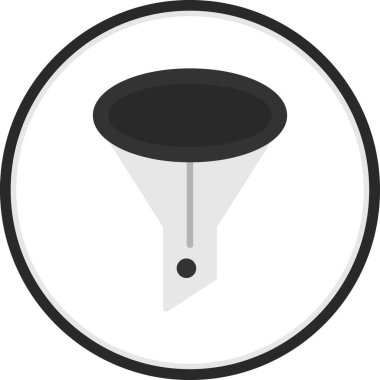 modada izole edilmiş arkaplanda huni simgesi 