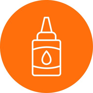 Yapıştırıcı ağ simgesi, vektör illüstrasyonu 