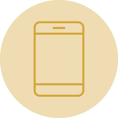 Akıllı telefon simgesinin vektör illüstrasyonu 