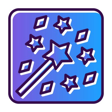 Yıldız simgesi. Basit tasarım