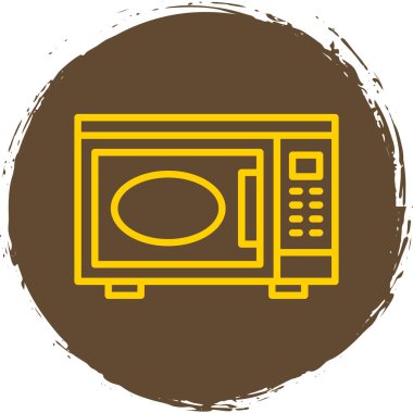 fırın ikonu vektör illüstrasyonu