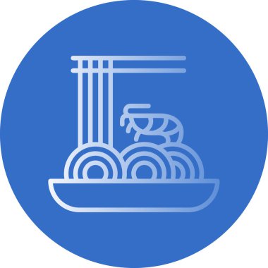 Balık simgesinin vektör illüstrasyonu