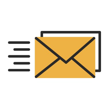 e- posta simgesi, vektör illüstrasyonu basit tasarım