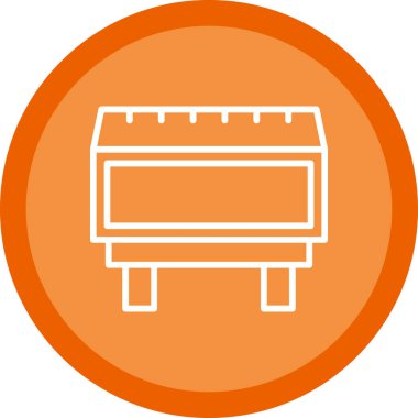 Modern otomatik simgenin vektör illüstrasyonu