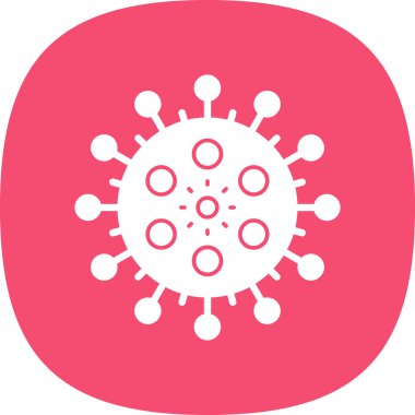 Virüs ikonu vektör illüstrasyonu