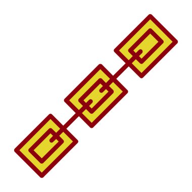 Kırmızı ve sarı Noel dekorasyon