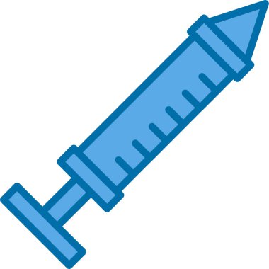 enjeksiyon web simgesi basit illüstrasyon