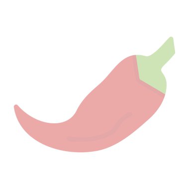 chili pepper simge vektör illüstrasyonu 