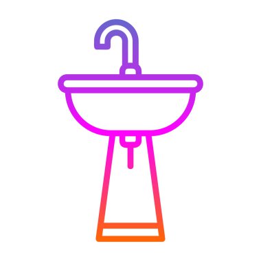 su banyosu simgesi, taslak biçimi