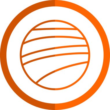 Tek bir simgenin vektör illüstrasyonu