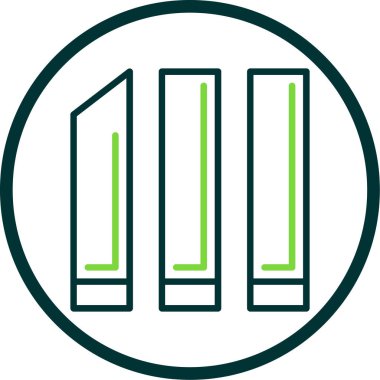 Modern bir simgenin vektör illüstrasyonu