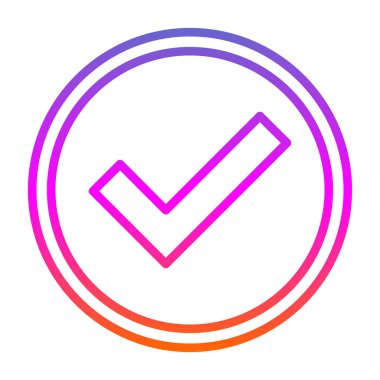 İşaretleme simgesinin vektör illüstrasyonu 