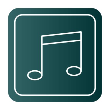 müzik çalar ikon vektör illüstrasyonu