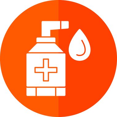 sanitizer bottle vector icon