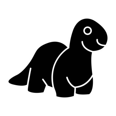şirin yavru hayvan ikonu vektör çizimi tasarımı