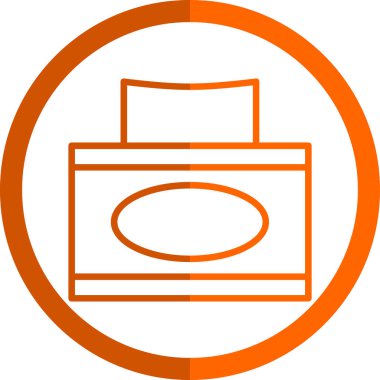 Doku kutusu simgesi, vektör illüstrasyonu