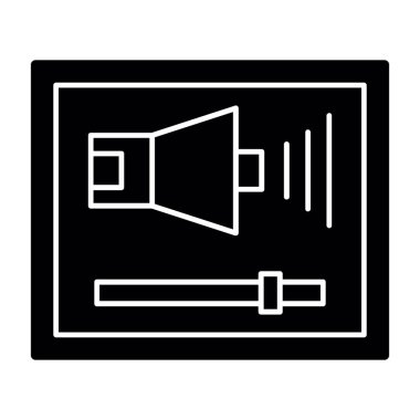 hoparlör vektör illüstrasyonu